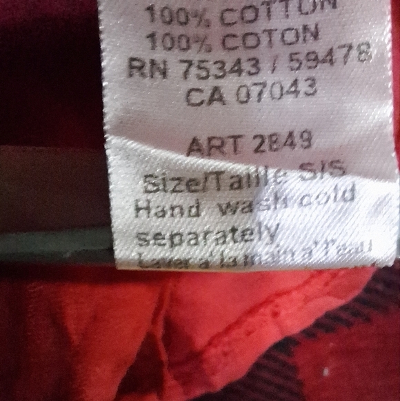 A Terzo Millennio linen Red Off-Shoulder Dress in a size small. - Picture 5 of 11